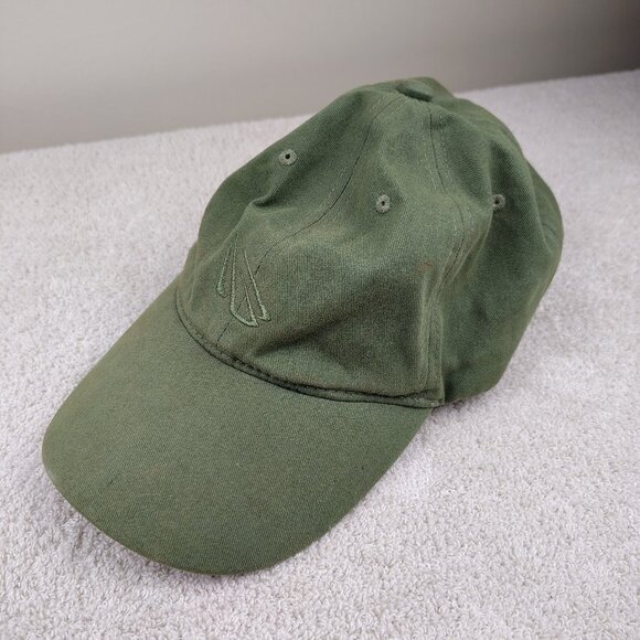 POWERCAP LED Hat Strapback Adjustable Green Lighted Visor Cotton Hiking Outdoors - Picture 1 of 7